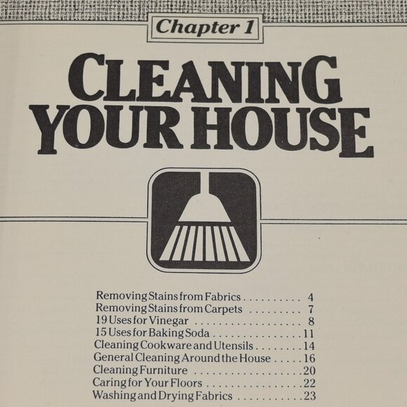 The Household Handbook Reference Housekeeping Diet Cook Book Housewarming 1981 - Picture 7 of 14
